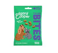 4 bolsitas x 50 g Edgard & Cooper Bocaditos Mini de Manzana snack para perros ¡Pack ahorro!