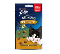 Felix Snacks Para Gatos Naturally Delicious De Pollo 50 Gr