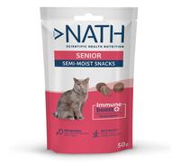4 bolsitas x 50 g Nath Senior Bocaditos Semihúmedos para gatos ¡Pack ahorro!