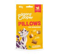 Edgard & Cooper premios Naturales para Gatos, bocaditos de Pavo (1x60g), hipoalergénicas, Carne Fresca, sin Cereales, Menos de 2kcal por Premio, Ingredientes Naturales y sin azúcares añadidos.