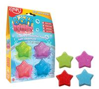 4 bombas de baño de estrella de Zimpli Kids, caja de regalo para niños, kit de fabricación de bombas de baño para niños, spa efervescentes, veganas y libres de crueldad animal