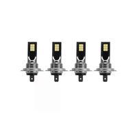 4 bombillas LED H7 para faros delanteros, conversión de 6 W, 1000 lm, 6000 K, sin errores, CANbus