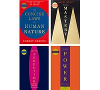 4 Books Set By Robert Greene [The Concise Laws of Human Nature; The Concise Mastery; The Concise 48 Laws Of Power & The Concise Art of Seduction] [Paperback, 2020]