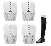 4 botas moldeadoras de árbol para botas altas hasta la rodilla, botas altas cargadas por primavera, ajustables, gran soporte para moldear formas para zapatos de mujer y hombre
