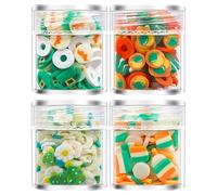 4 botellas de abalorios 3D que adornan tu aspecto con adornos llamativos