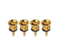 4 botones de correa de guitarra, pasador de metal, correas de seguridad, retenedor de hebilla de cinturón para bajo, ukeleles eléctricos, pieza de seguridad, fácil instalación