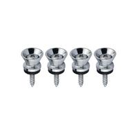 4 botones de correa de guitarra, pasador de metal, correas de seguridad, retenedor de hebilla de cinturón para bajo, ukeleles eléctricos, pieza de seguridad, fácil instalación