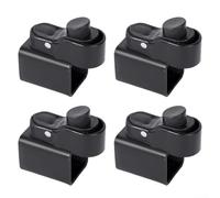 4 botones de plástico para gazebo, clips de repuesto de plástico de tubo cuadrado, para toldo emergente, cenador, tubos de patas cuadradas de 34 x 34 mm (botón arriba)