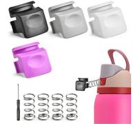 4 botones de repuesto compatibles con Owala Freesip,Tapón de Botella de Agua,tapa de botella de agua sin BPA, con Resortes Destornillador,Repuesto Accesorios para Owala 19/24/32/40 oz