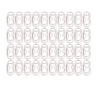 4 Box Cute Cat Paper Clip Fun Shaped Plated Surface Paper Clamp Bookmark Clips Wire Bookmark for File Classification Multi Purpose for Home School Office Organization (Rose gold)