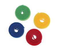 4 Bridas de Nailon Coloridas Reutilizables para Cables de sujeción de Cables, Cinta autoadhesiva para Cables de gestión de Cables, Color Mixto para Regalos