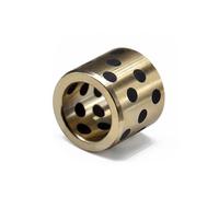 4 bujes autolubricantes sin aceite con manguito de latón, diámetro interior de 4-12 mm, conjuntos de cojinetes de aleación de cobre duraderos.,4 piezas,5x10x25 mm