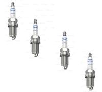 4 Bujías Bosch FR7DE2 para Audi A3 Seat Leon Skoda Octavia VW Golf Passat
