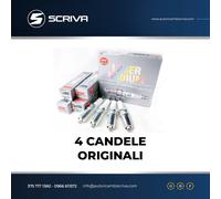 4 Bujías Originales NGK Laser Iridio Fiat Grande Punto 500 Punto 1.4 Abarth