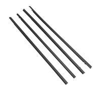 4 Burletes De Goma Ventanas Exteriores Coche Para Civic 2016-2019, Color Negro, Impermeables, Con Correa Sellado Y Moldura Burlete Ventanas Coche