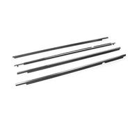 4 Burletes Goma Para Ventana Exterior De Coche Para Toyota Para Corolla 2009-2012 Tira Sellado A Presión Impermeable Sellos Ventanas Automóviles(Chrome)