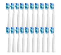 4 cabezales de cepillo de dientes eléctrico compatibles con Fairywill D7/D8/FW507/FW508/FW551/917/959/SG-E9(20pcs White)