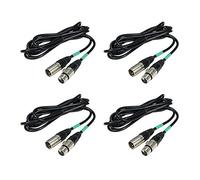 4 cables DMX para Chauvet DJ，3P XLR de 60,96 m Disco DJDMX