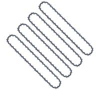 4 cadenas de sierra para riel de 30 cm - 3/8 pulgadas LP, 44 eslabones, 1,1 mm de grosor del eslabón motriz - Cadena de baja resistencia compatible con Stihl, Dolmar, Husqvarna, Einhell, Bosch, Makita