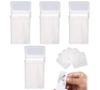 4 Cajas/800 piezas de toallas de uñas sin pelusa, toallitas de remojo de esmalte de uñas de 2x2 pulgadas, almohadillas de remojo de esmalte amigables con la piel suave, almohadillas de algodón d