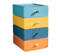 4 Cajas de Almacenamiento de Eescritorio Cajas Cajones (4 Colores)