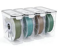 4 cajas de almacenamiento de filamentos, caja de secado de filamentos | Filament Storage, Filaments Container with Airtight Lid for 3D Printing Filaments Sealing and Protection, 4.0L Waterproof