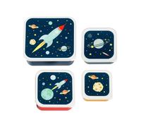 4 Cajas de almuerzo y merienda Space