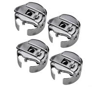 4 cajas de bobina L para máquinas de bordar compatibles con Barudan, para Tajima y SWF, pestillo trasero