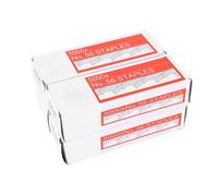 4 cajas de grapas 26/6, 5000 unidades por caja, sin atascos