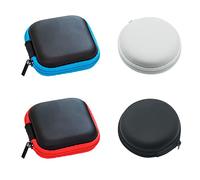 4 Cajas Multifuncionales para Auriculares - Bolsa de Almacenamiento Portátil y Protectora (2 Estilos y 4 Colores)