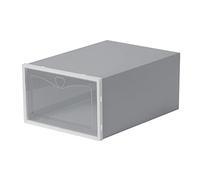 4 cajones para zapatos, transparentes, apilables, organizadores de zapatos, para mujeres y hombres