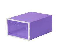 4 cajones para zapatos, transparentes, apilables, organizadores de zapatos, para mujeres y hombres