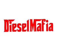 4 calcomanías de vinilo Diesel Mafia, protector solar, impermeable, resistente a los arañazos, adhesivo duradero para camiones, automóviles, 7.9 x 2 pulgadas (rojo)
