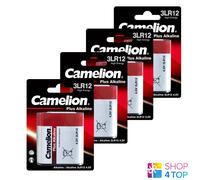 4 Camelion 3LR12 Plus Baterías Alcalinas 4.5V 3000mAh 1Bl 2033 NUEVO