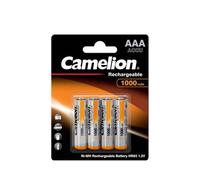 4 CAMELION AAA RECARGABLE 1000mAh BATTERIES 4BL ACCU NI-MH 1.2V HR03 NI-MH NUEVO