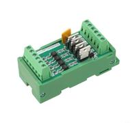 4 canales PLC DC Amplificar Junta 12V 24V NPN PNP Entrada Optoacoplador Aislamiento para Motor Válvula Solenoide Control DIN Rail Mount Industrial Automation System (PNP)