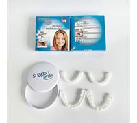 4 carillas dentales a presión para sonrisas, blanqueamiento dental cosmético, juego de fundas dentales