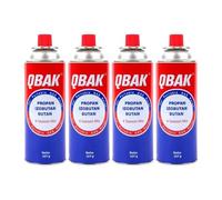 4 Cartuchos de 227gr para Camping Gas Portatil u Hornillo Camping Portátil, Cocinal, Infernillo, Fogareiro (4 botellas de Gas