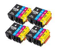 4 Cartuchos de Tinta 912xl 912 compatibles con impresoras HP OfficeJet 8010, 8012, 8013, 8014, 8015, 8017 y 8018.(4SET)