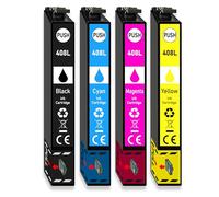 4 cartuchos de tinta compatibles con Epson 408XL - WFC4810 WFC4310