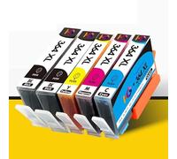 4 Cartuchos de Tinta for Impresora HP364XL H-/*P 364 XL for Photosmart 5510 5515 6510 B010a B109a B209a for D-skjet 3070A HP364(2bk 3c 364xl(no pbk))