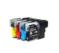 4 Cartuchos de Tinta LC980, LC1100 y LC61 for B-ther DCP-195C, DCP-197C, DCP-365CN, DCP-373CW, DCP-535CN, DCP-585C, DCP-585CW