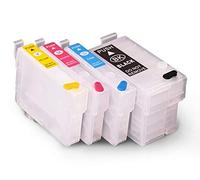 4 cartuchos de tinta recargables T27 XL compatibles con Epson Workforce WF-3620, WF-3640, WF-7110, WF-7210, WF-7610, WF-7615, WF-7620, WF-7710, WF-7715, WF-7720