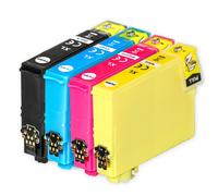 Go Inks Juego de 4 cartuchos de tinta Reemplaza Epson T1295 (compatible, no OEM) para Stylus Office