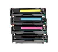 4 Cartuchos de tóner CE250A, CE251A, CE252A y CE253A compatibles con HP 504A CP3520, CP3525, CP3525n, CP3525dn, CP3525x, CM3530