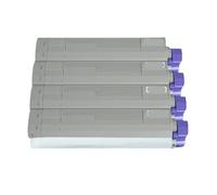 4 Cartuchos de tóner de Color compatibles con Oki 822 for Okidata C822, C822n, C822dn, 44844616, 15, 14, 13, Tipo C7, 43837112, 11, 10, 09