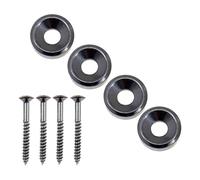 4 casquillos de junta de cuello de guitarra eléctrica, casquillos y pernos de montaje para cuello de guitarra, bujes con tornillos, virolas de montaje de junta de cuello de guitarra eléctrica duradera