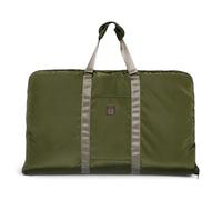 4 Cats & Dogs Gus Cama de viaje grande (33.5 x 47.25 pulgadas), ejército, cama portátil para mascotas para perros y gatos, piel sintética suave, nailon lavable resistente al agua, cremalleras en la