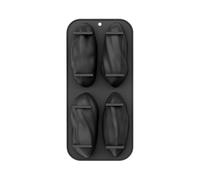 4-Cavity Silicone Cake Molds - Easy Release Heat-Resistant Molder, Food-Grade Silicone Baking Molds with Non-Stick, Professional Flexible Pastry Trays, Dessert Supplies for Home Apartment