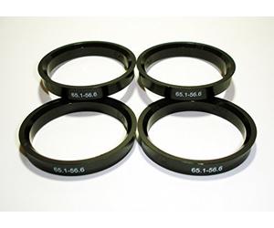 4 CENTRADORES DE LLANTA 65.1-56.6 AROS PARA LLANTAS DE ALUMINIO BBS BWA CH Originles CITROEN PEUGEOT RH SPECTRA SPEEDLINE STILAUTO. Compatibles